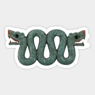 Double Headed Aztec Serpent Sticker